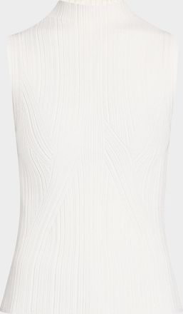 Veronica Beard Nellie Ribbed Shell