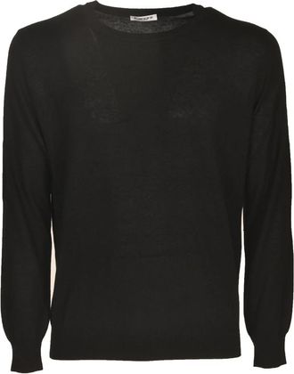 KANGRA Zwarte Trui Collectie - Heren - Ronde hals truien - Zwart - L - Truien & Vesten