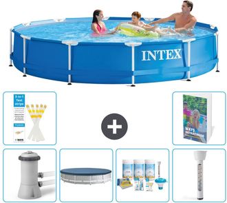 Intex Piscina Con Estructura Redonda - 366x76 Cm - 7-piezas S226
