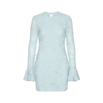 Rotate ROTATE Birger Christensen, Short Dresses, female, Blue, Size: XS Short Dresses