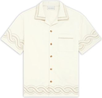 Dr&ocirc;le de Monsieur Hombre, Camisas, Beige, Talla: M