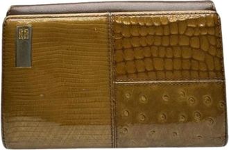 Givenchy Pre-owned Wallets, female, Brown, Size: ONE SIZE Pre-owned Leather Wallet