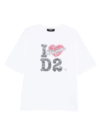 Dsquared2 X Vaquera Katoenen T-shirt