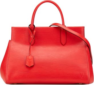 Louis Vuitton Pre-owned Womens Lockme Bb Leather Handbag - Red - One Size