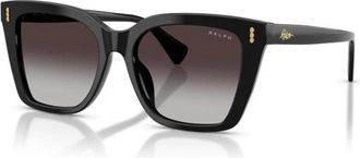 Ralph Lauren Ra 5349U Vierkante Zonnebril - Dames - Zonnebrillen - Zwart - 53 MM - Accessoires