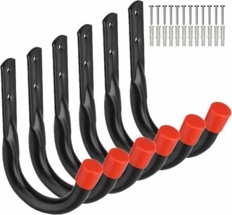 OEM Ganchos De Garaje Resistentes, Universales En U Para Colgar Bicicletas, Sillas, Escaleras, Mangueras, Herramientas Y Accesorios De Jard&iacute;n