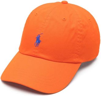 Polo Ralph Lauren Polo Pony cotton baseball cap - women - Cotton - One Size - Orange