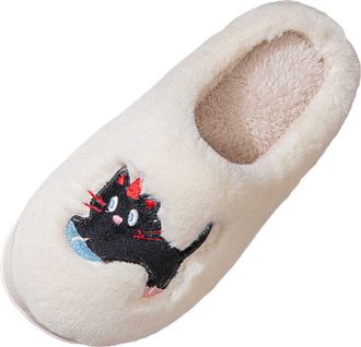 Generic Womens Slippers Cozy Womens Soft Indoor Outdoor Comfortable Warm Fuzzy Winter Home Shoes For Ladies Plush Design For Her Cozy Indoor Clogs Ladies Slip