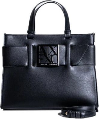 A|X Armani Exchange Handtassen - Dames - Handtassen - Zwart - ONE Size - Polyester - Tassen
