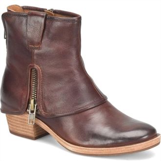 Kork-ease Womens Kalista Leather Ankle Boot In Tan