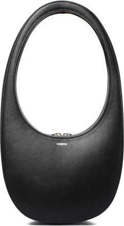Coperni Zwarte Swipe Tas- Ovale Vorm - Dames - Schoudertassen - Zwart - ONE Size - Tassen