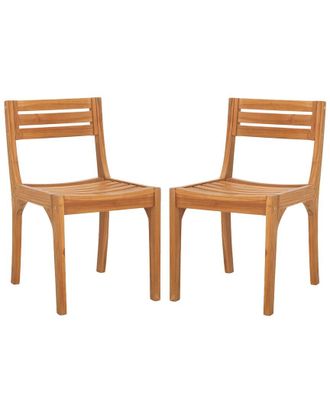 Safavieh Anna Solid Teak Chair