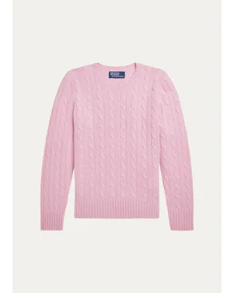 Ralph Lauren Boys The Iconic Cable-Knit Cashmere Sweater, Size S-XL