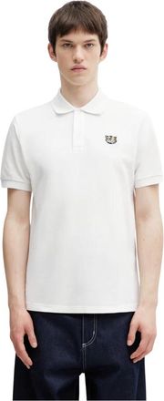 Kenzo Wild Tiger Slim Polo - Heren - Polos - Wit - XL - Katoen - Tops