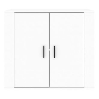 Berkfield Home Sideboard White 80x33x70 cm Engineered Wood | Size: 80 x 33 x 70 cm