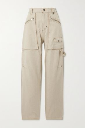 Isabel Marant Jeans Cargo Boyfriend Paciane - Ecru