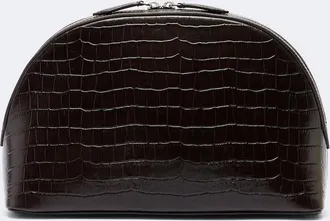 A.Emery Clutch Halloran de piel grabada