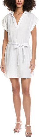 Bella Dahl Belted Tunic Linen Shirtdress