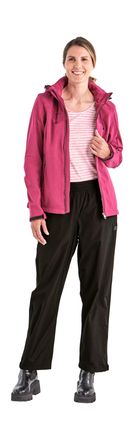 Killtec Regenhose KILLTEC KOS 2 WMN PNTS, Damen, Gr. 40, Normalgr&ouml;ssen, schwarz, Obermaterial: 100% Polyester;Futter: 100% Polyester, Hosen Regenhose, Wasser-