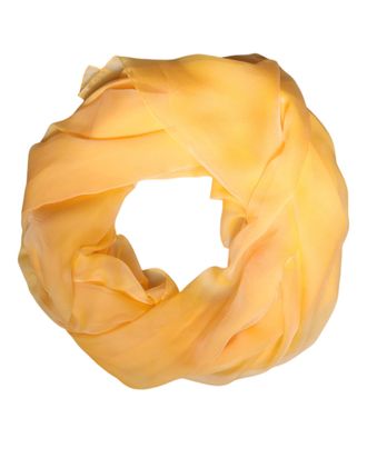 Dolce & Gabbana Womens Silk Rectangle Wrap Shawl Yellow