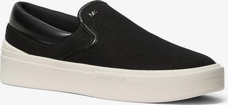 Michael Kors Eddie Cotton Canvas Slip-On Sneaker