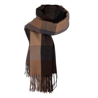 Generic Women Scarfs Winter Warm Soft Tartan Scarves Long Check Tassel Shawl And Wraps Large Thick Stole Blanket Scarf Gifts for Ladies
