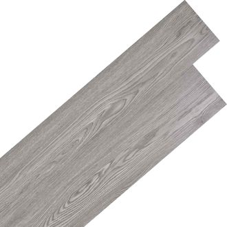 vidaXL Laminas De Suelo De Pvc Autoadhesivas Gris Oscuro 30,5 X 61 Cm Vidaxl