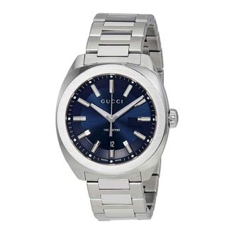 Gucci GG2570 Blue Dial Mens Watch YA142303