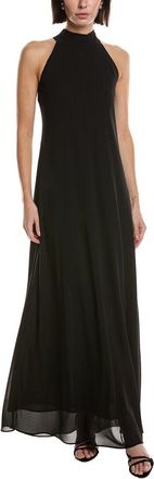 Carla Ruiz Halter Mock Neck Maxi Dress