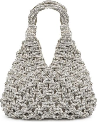 Hibourama Bags Vannifique Small Silver Crystal Handbag