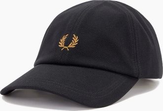 Fred Perry Mens Fred Perry Pique Classic Cap - Black