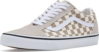 Vans Old Skooltm Skate Shoes Checkerboard Oatmeal : Mens 10 - Womens 11.5 Medium, Textile/Leather