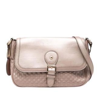 Gucci Pre-owned Cross Body Bags, female, Pink, Size: ONE SIZE Pre-owned Vintage Shoulder Bag