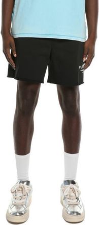 Purple Midweight Fleece Sweat Shorts in Black at Nordstrom, Size Xx-Large