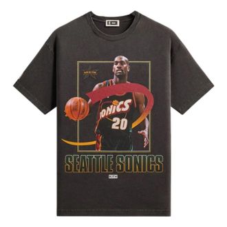 Kith Kith for NBA All-Star Seattle SuperSonics Gary Payton Vintage T-Shirt Black KHM034975-001