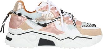 DWRS Dwrs, Schoenen, Dames, Veelkleurig, 40 EU, Jupiter Rose Jeans Sneakers