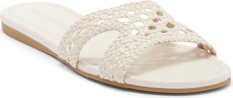 Stuart Weitzman Briar Slide Sandal in Chalk at Nordstrom Rack, Size 10.5