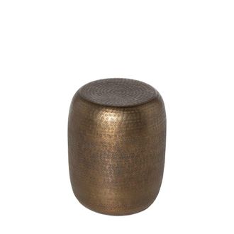 Koketto Home Mesa auxiliar en metal dorado envejecido