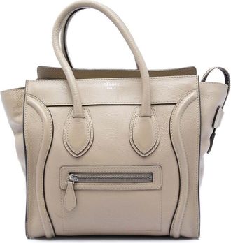 Celine Pre-owned Celine Micro Leather Luggage Tote Unisex HGBRDP6GZYVQI371
