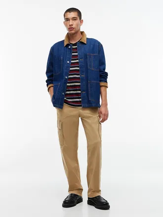 Tommy Hilfiger Mens Relaxed Straight Utility Pant - Classic Khaki - 29W x 30L