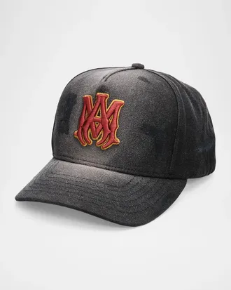 Amiri MA Distressed Baseball Cap