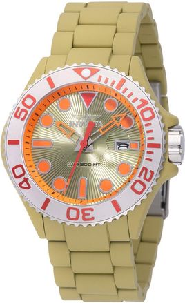 Invicta Grand Diver 49480 Heren Horloge - Quartz Uurwerk - Roestvrij Staal met groene Wijzerplaat - 46mm