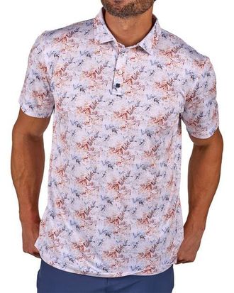 Black Clover Lucky Oasis Polo in Vanilla at Nordstrom, Size Xx-Large