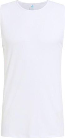 Odlo Active Light Base Layer Top Crew Neck Singlet Kunstfaserunterw&auml;sche f&uuml;r Herren | wei&szlig;