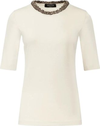 Fabiana Filippi Donna, Maglie, Beige, M, new