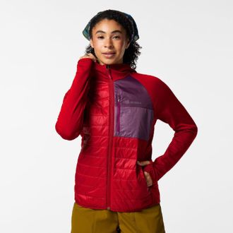 Cotopaxi Womens Acodo Hybrid Insulated Hooded Jacket Red XL