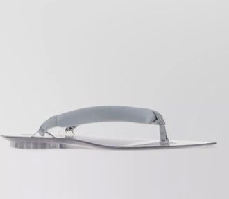 Alaia fabric thong sandals