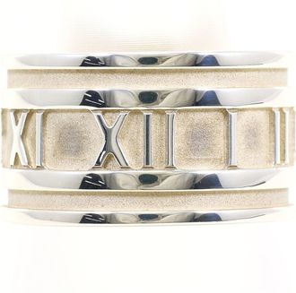 Tiffany & Co. Atlas Silver 925 Band Ring (Pre-Owned)