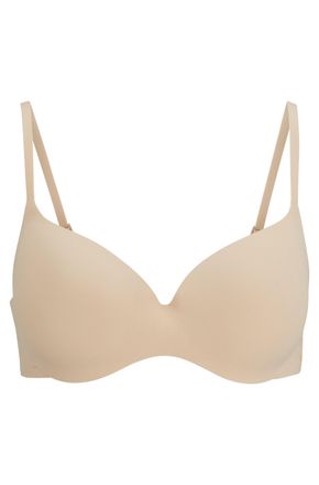 HUGO BOSS B&uuml;gel-BH BOSS UNDERWIRE BRA L.CUT, Damen, Gr. 85, Cup C, beige (light beige 275), Jersey, Obermaterial: 67% Polyamid, 33% Elasthan, unifarben, k&ouml;rpern