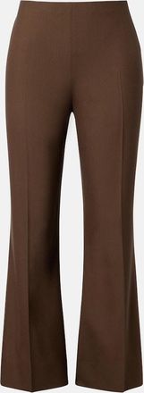 Khaite Walter cropped virgin wool flared pants